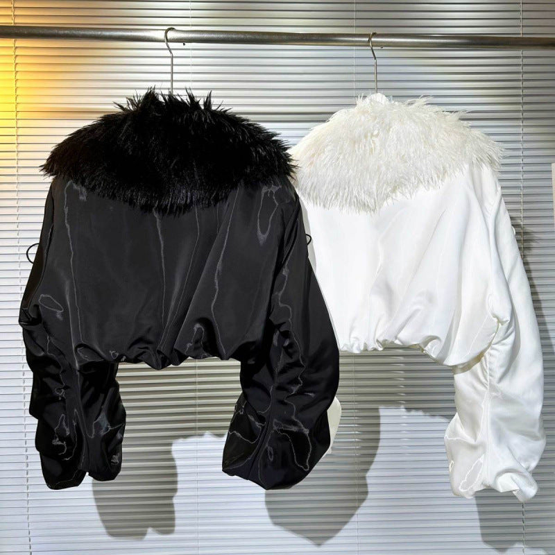 Fur Down Jacket Coat women's