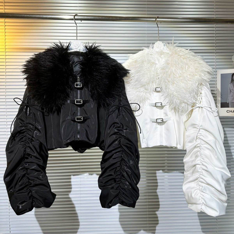 Fur Down Jacket Coat women's