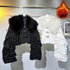 Fur Down Jacket Coat women's