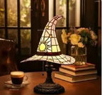 Witch Hat Lamp, Spooky Fun For Small Witches, Handmade Witch Hat Shaped Decoration For Bedroom Party Decorations(Purple)