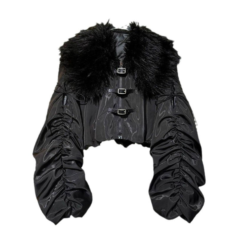 Fur Down Jacket Coat women's