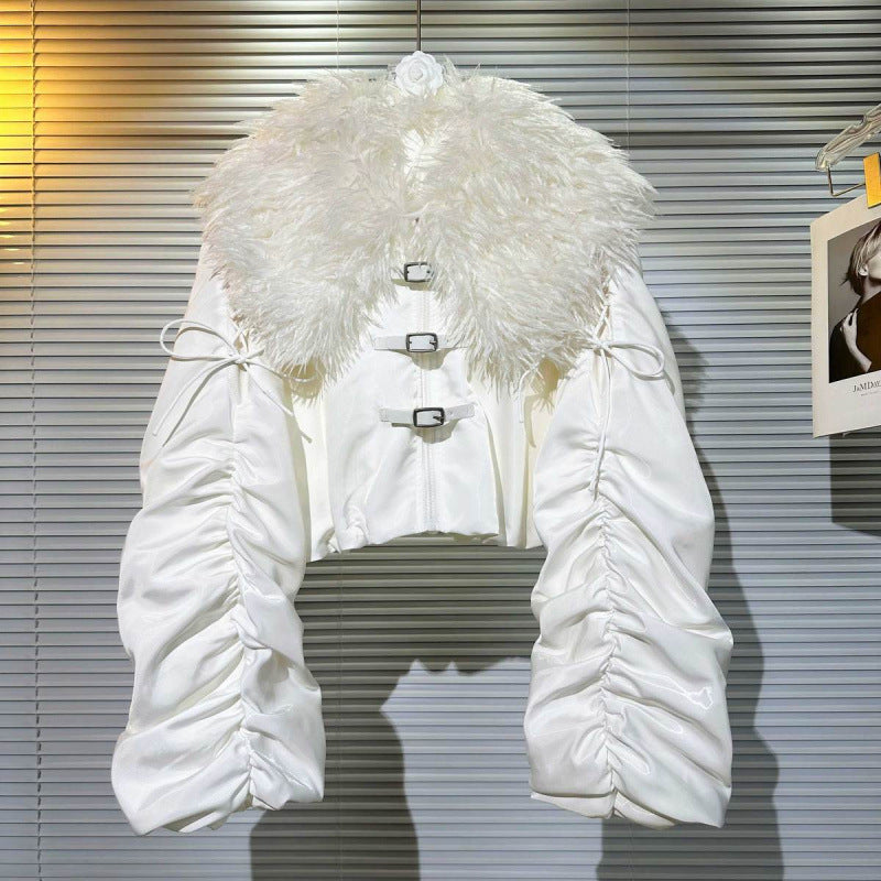 Fur Down Jacket Coat women's