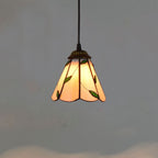 Retro Mediterranean Creative Stained Glass Chandelier