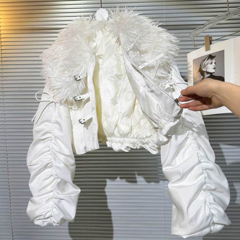 Fur Down Jacket Coat women's