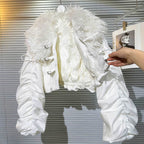 Fur Down Jacket Coat women's