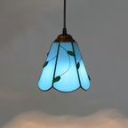 Retro Mediterranean Creative Stained Glass Chandelier
