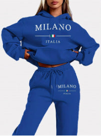 Trendy  Fleece-lined Sweater Suit