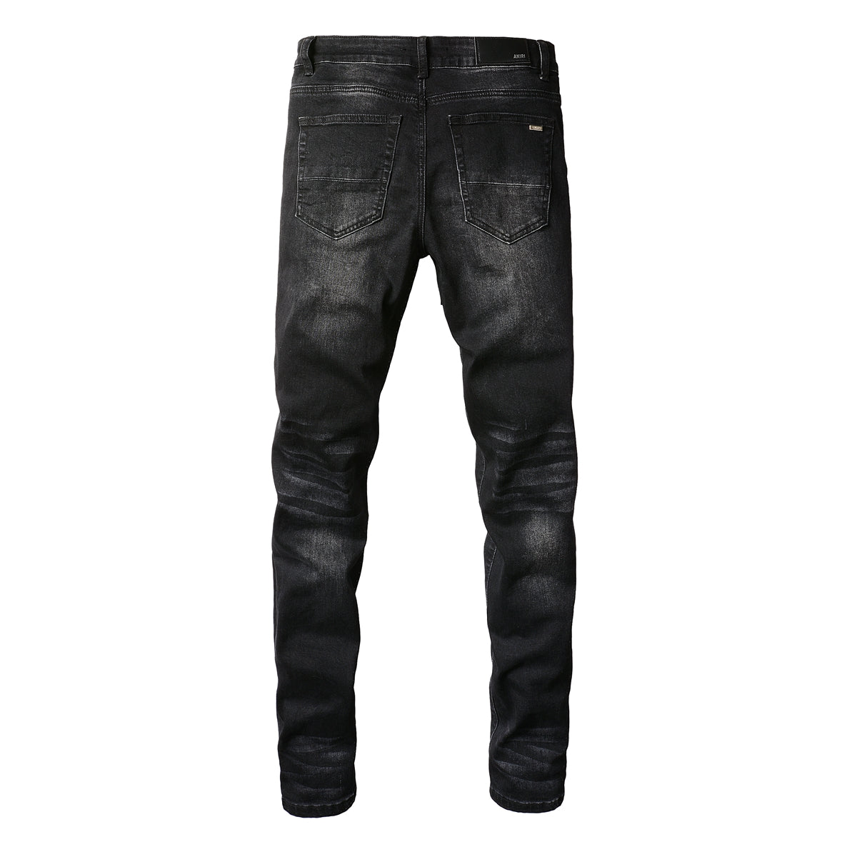 Amiri Jeans Red Patch Stretch Slim Pants