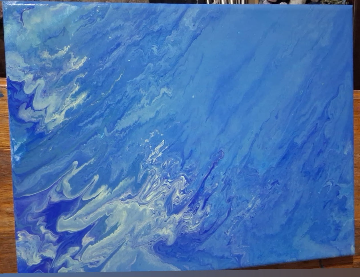 Ocean Acrylic Pour