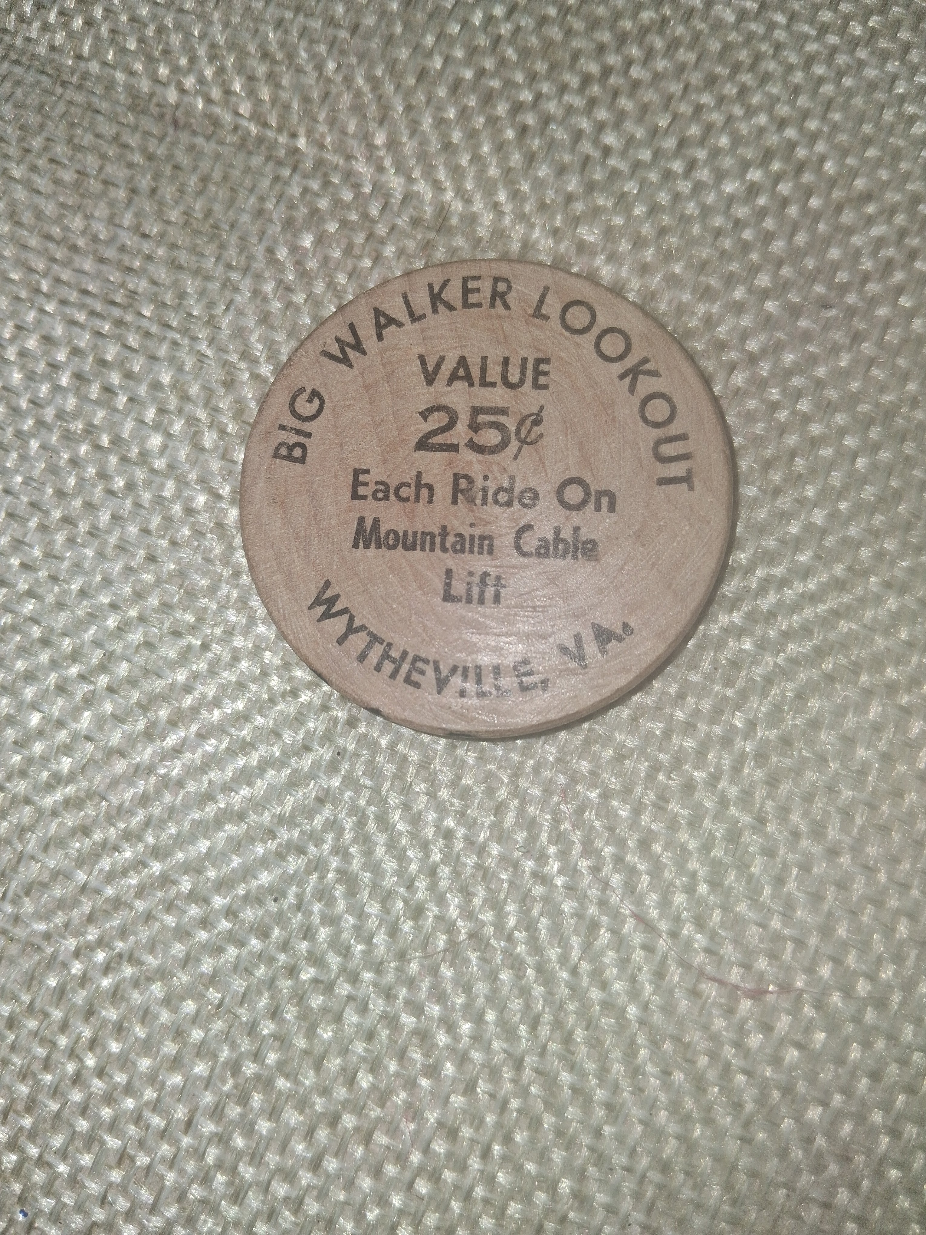 Wooden Nickel (Native American trading coin)