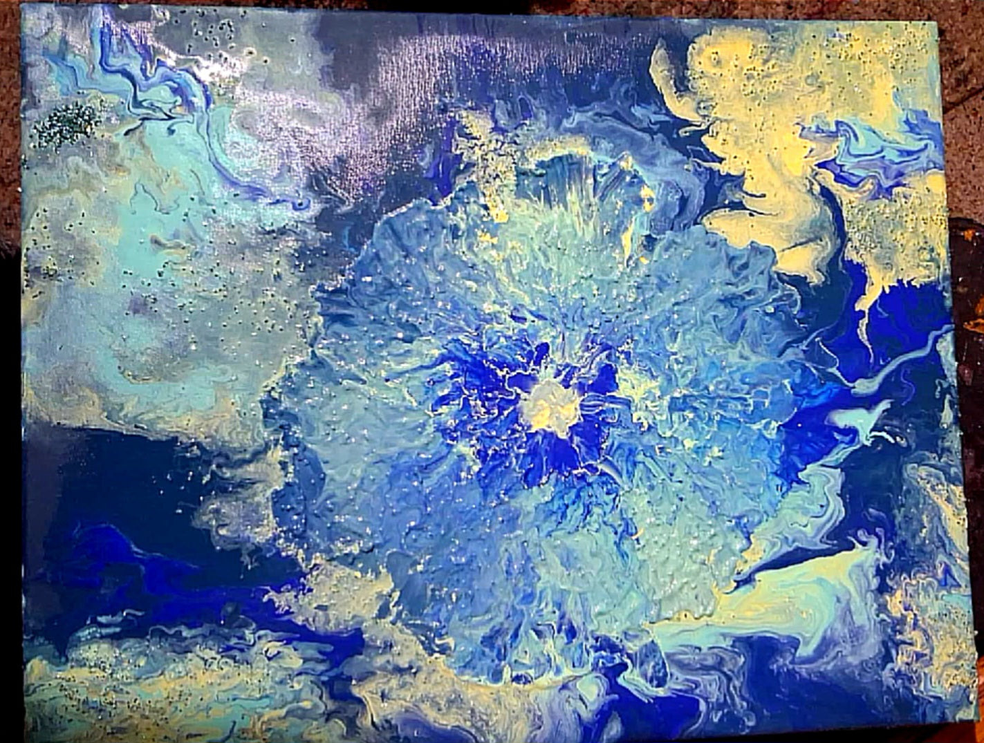 Acrylic Bloom Pour